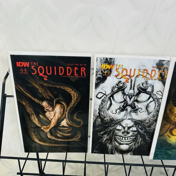 Squidders 1-4 & Meednight Pulp The Lurkers 1-4 Lot IDW Templesmith Steve Niles - Picture 2 of 5
